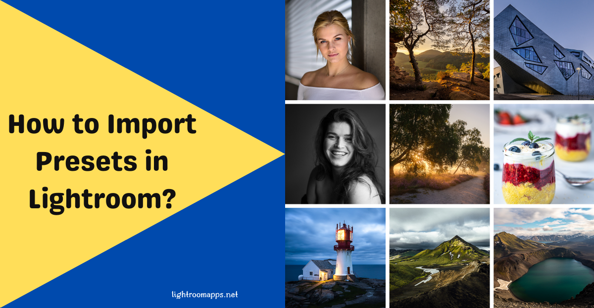 Import Presets in Lightroom