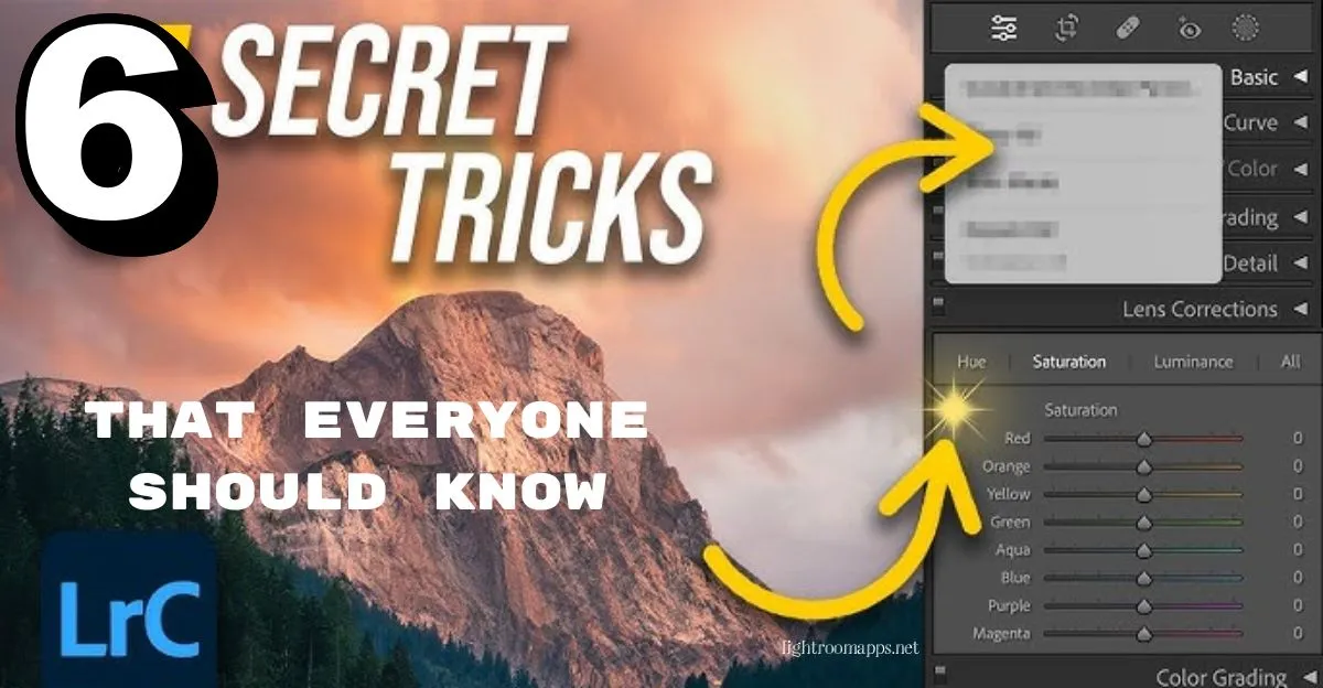 Lightroom Hidden Features