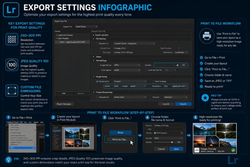 Export Settings