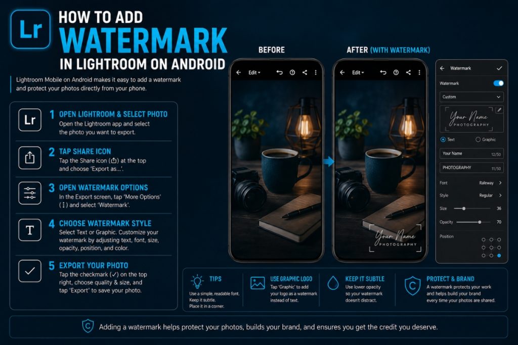 Add a watermark on Android