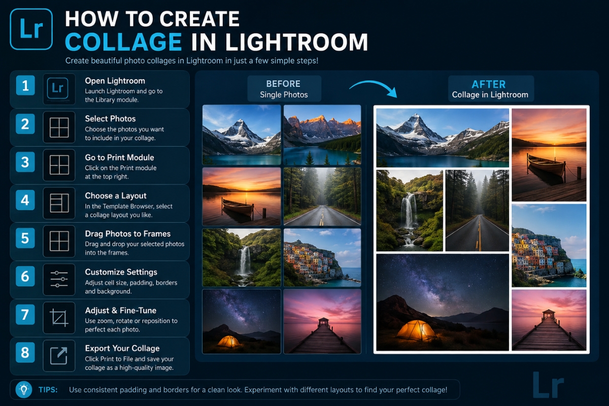 Steps to create collage