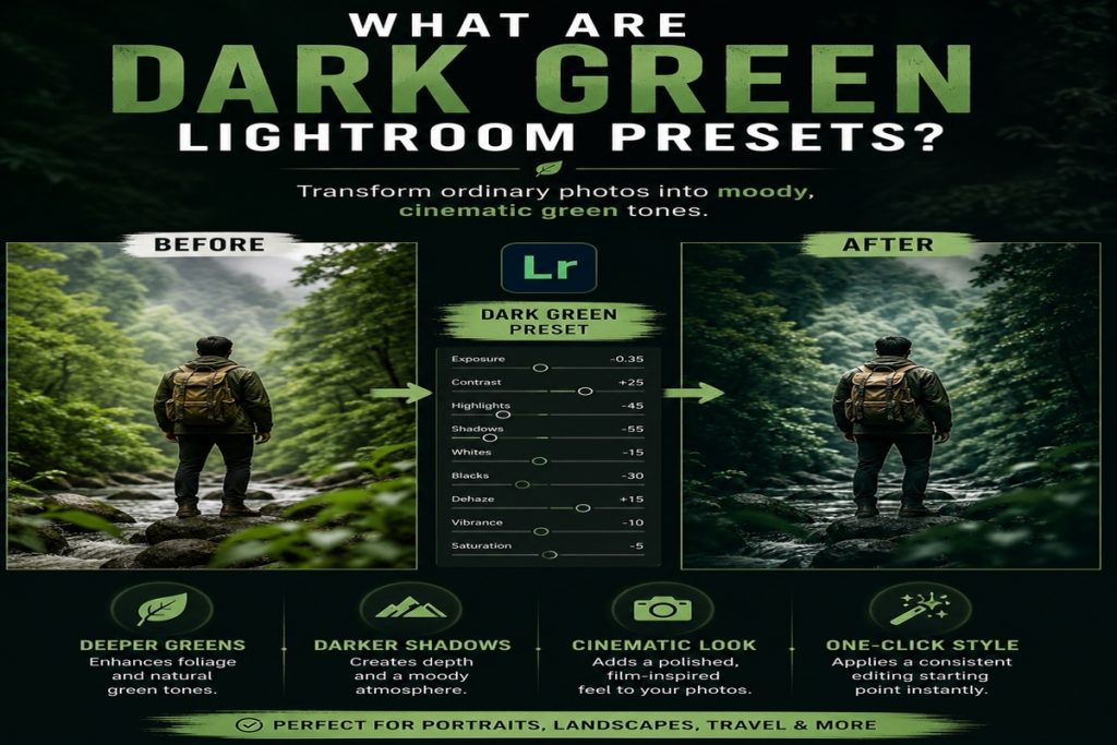 Dark Green Lightroom Presets