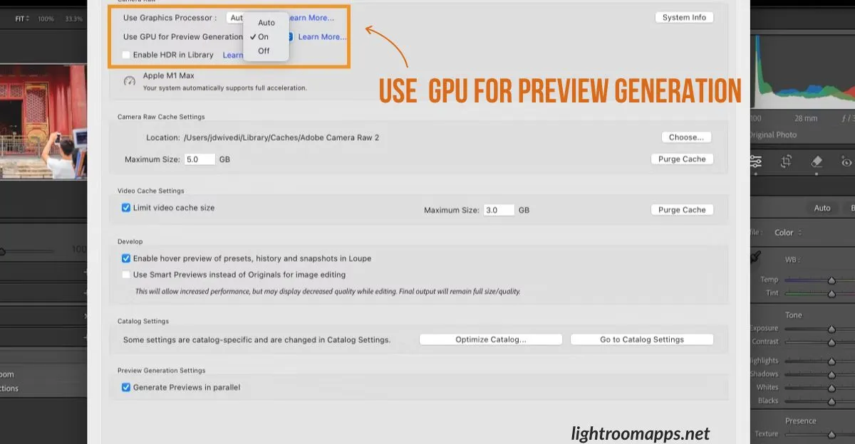 Lightroom Classic GPU