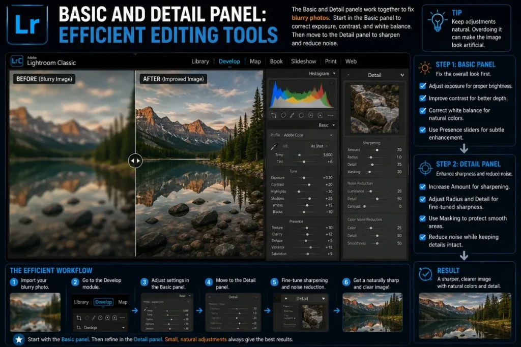 Basic and Detail pannel editing