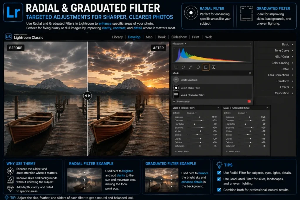 Radial and Graduated Filter